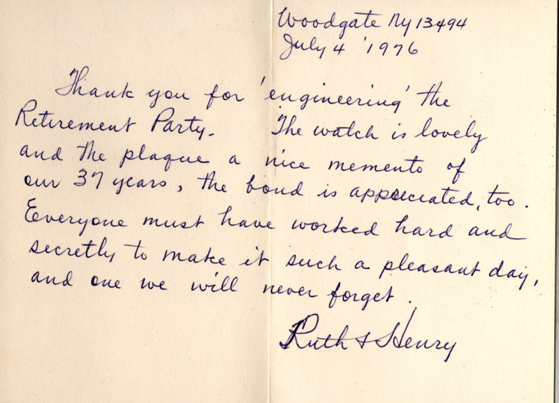 rubyor thankyou card