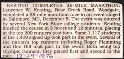 keating completes 26mile marathon