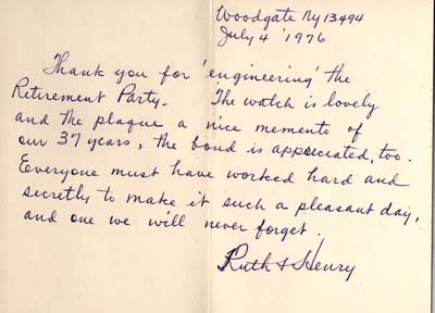 rubyor thankyou card