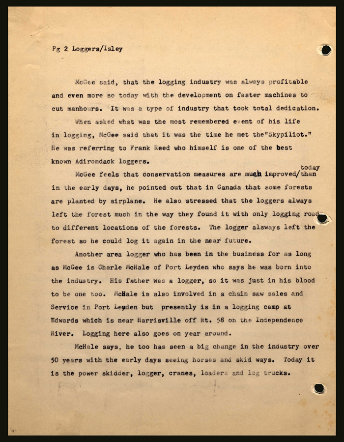 loggers and logging by john isley 1982 page 2