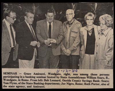 banking seminar hosted by william sears november 12 1986
