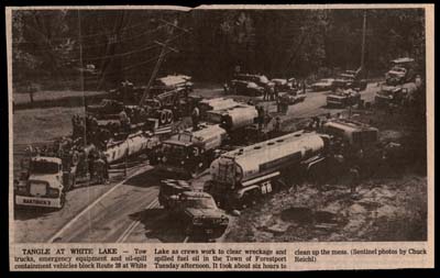fuel oil tangle at white lake october 1988