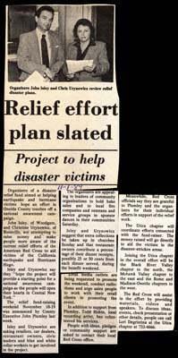 john isley and christine urynowicz raise relief money november 1 1989