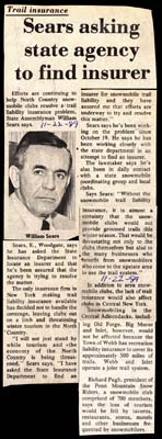 sears asking state agency to find insurer for snowmobile clubs november 12 1989