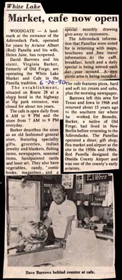 white lake market cafe now open june 20 1990