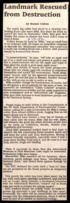 m c virkler rescues landmark log cabin from demolition february 19 1992