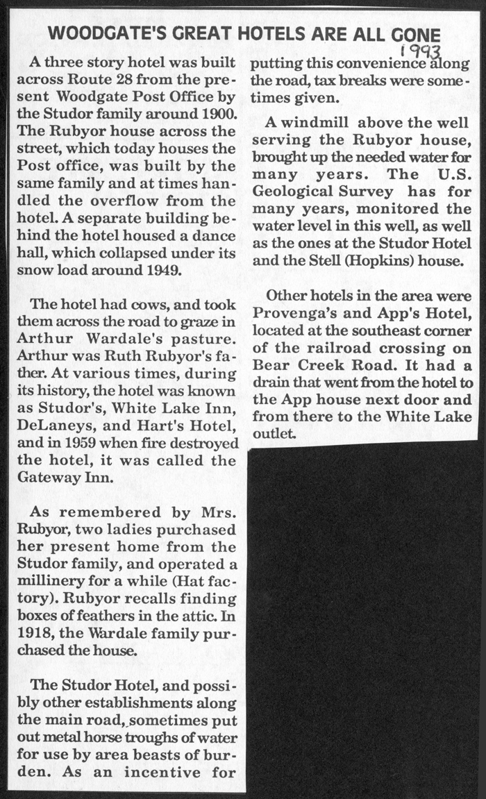woodgates great hotels are all gone 1993
