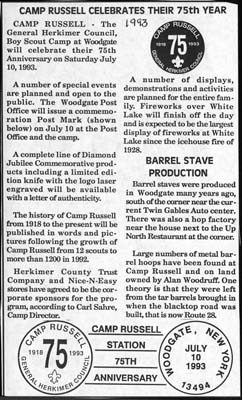 camp russell celebrates its 75th year 1993