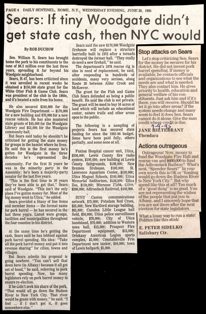 if woodgate didn't get state cash then nyc would june 28 1995