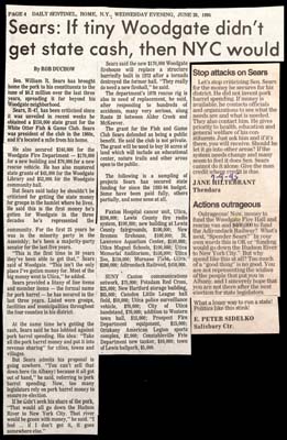 if woodgate didn't get state cash then nyc would june 28 1995