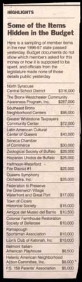 hidden items list passed with 1996 1997 budget
