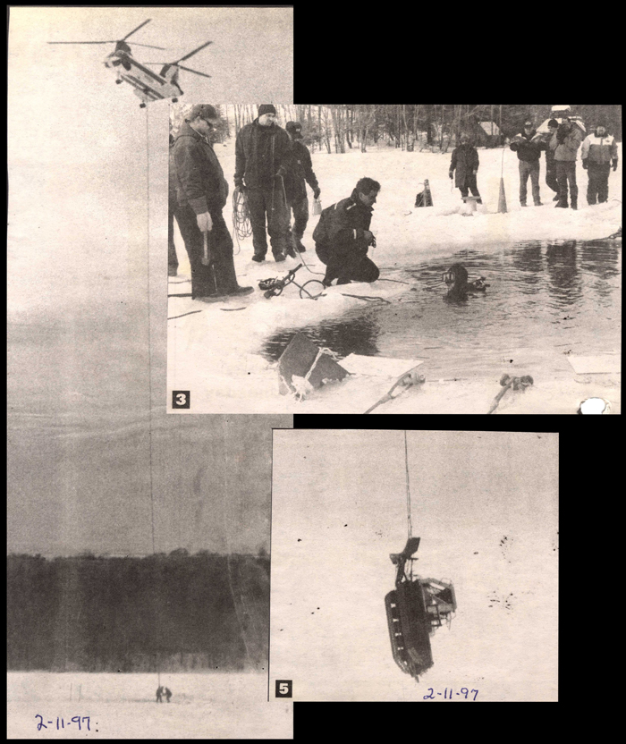 divers and helicopters join forces to save snow groomer february 11 1997 page 2