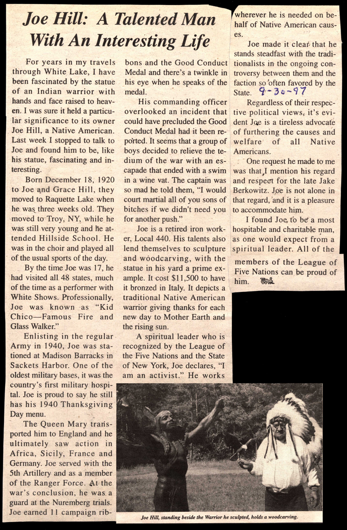 joe hill talented man with an interesting life september 30 1997