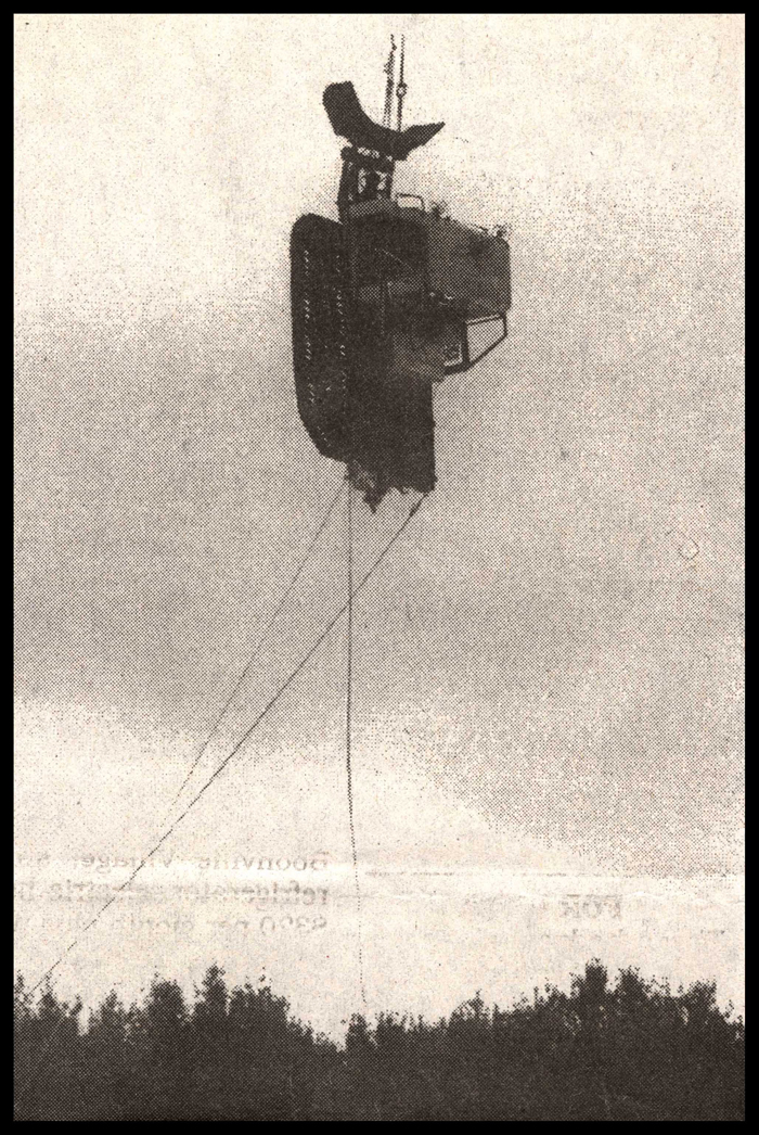 snow groomer resurrected from depths of white lake february 19 1997 004