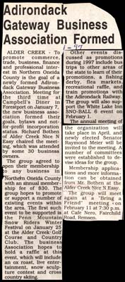 adirondack gateway business association formed january 1997