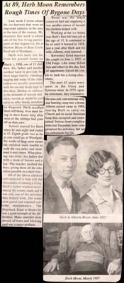 at 89 herb moon remembers bygone days 1997