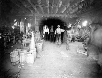 036 fallon collection forestport ny blacksmith george parson