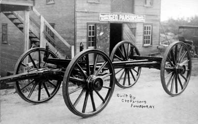 037 fallon collection forestport ny blacksmith george parson freight wagon