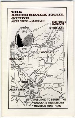 adirondack trail guide 1992 edition cover